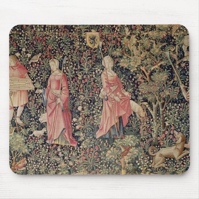 Jeu de Marelle et Cueillette de Fruits' Mouse Pad (Front)