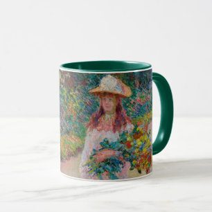 Jeune fille dans le jardin de Giverny, 1888 Mug