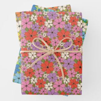 Jeune Floral Assorted Colours Paper