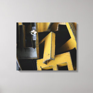 Jeux de Construction Building's Game Letter Canvas Print