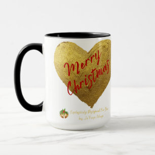 Jevays Combo Christmas Heart Mug