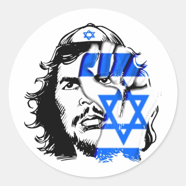 Jew Guevara Classic Round Sticker (Front)