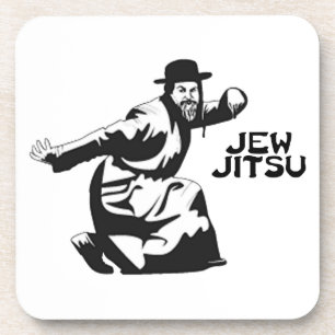 Jew Jitsu Coasters   Jewish Bar Mitzvah Gifts