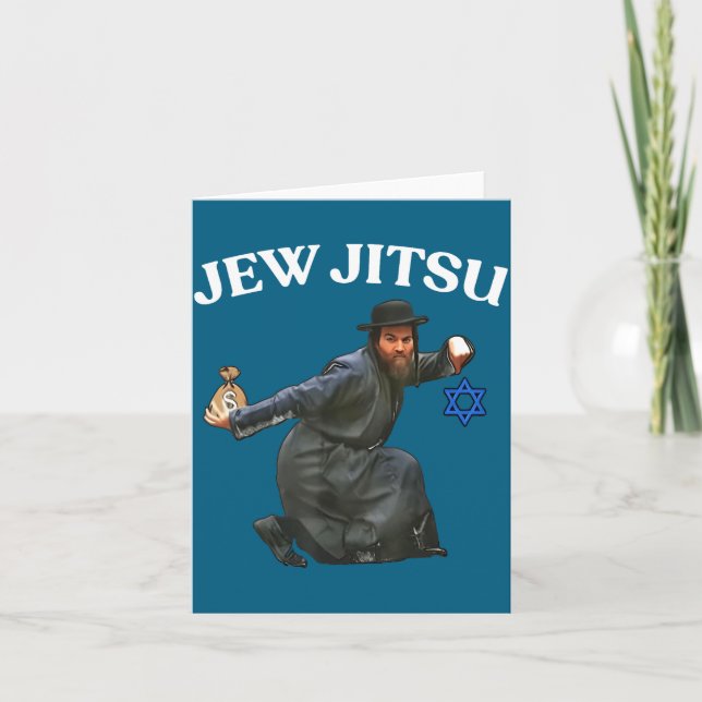 Jew Jitsu Design Card (Front)