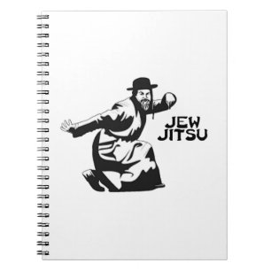 Jew Jitsu Notebook   Jewish Bar Mitzvah Gifts