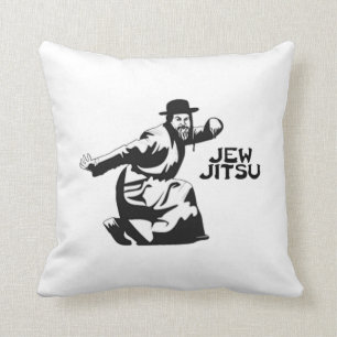 Jew Jitsu Pillow   Jewish Bar Mitzvah Gifts