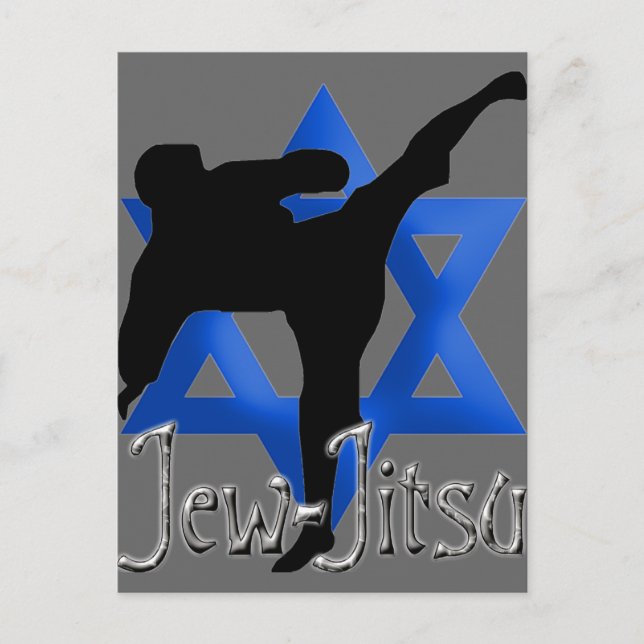 Jew Jitsu Postcard (Front)