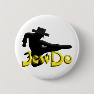 Jewdo 6 Cm Round Badge
