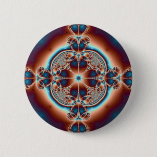 Jewel 6 Cm Round Badge