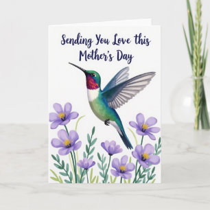 Jewel Bird Mothers Day Art Card
