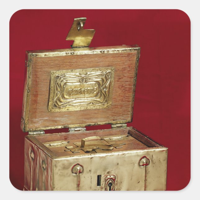 Jewel box square sticker (Front)