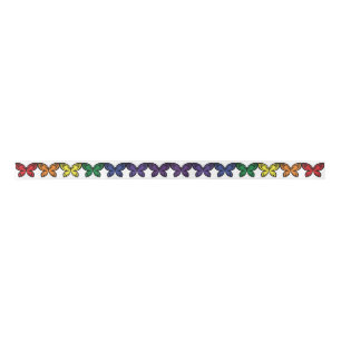 Jewel Butterflies Satin Ribbon