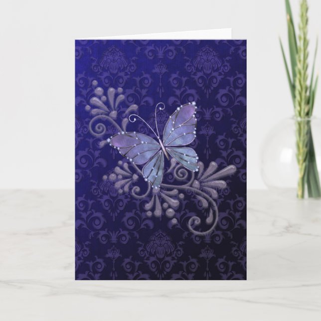Jewel Butterfly Card (Front)