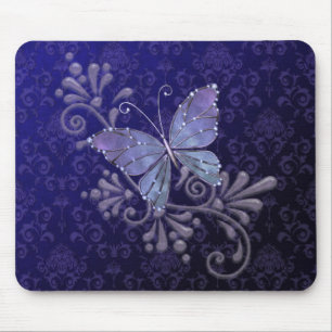 Jewel Butterfly Mouse Pad