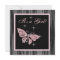 Jewel Butterfly Pink Black Baby Girl Shower