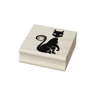 jewel cat art stamp