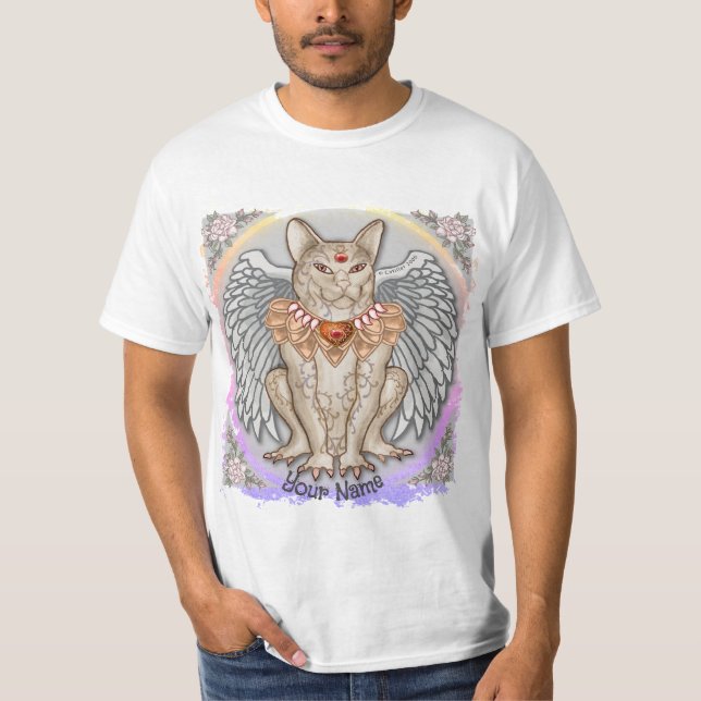 Jewel Cat Gargoyle  T-Shirt (Front)