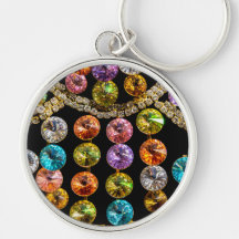 Jewel Colours Key Chain
