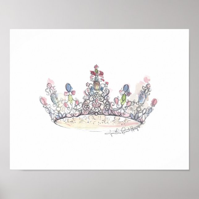 Jewel Crown by Heather French Henry Poster (Front)