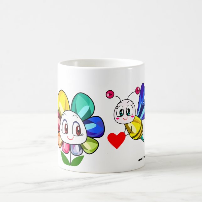 Jewel Flower Coffee Mug (Center)