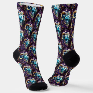 Jewel Galaxy Zodiac Aries Socks