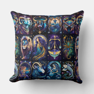 Jewel Galaxy Zodiac Cushion