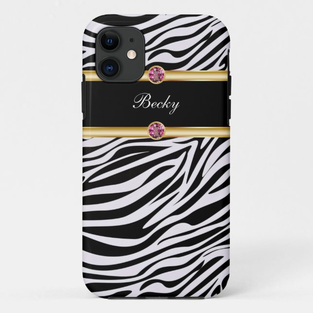 Jewel iPhone Case Monogram (Back)