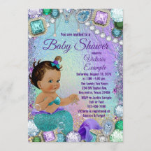 Jewel Mermaid Ethnic Mermaid Baby Shower