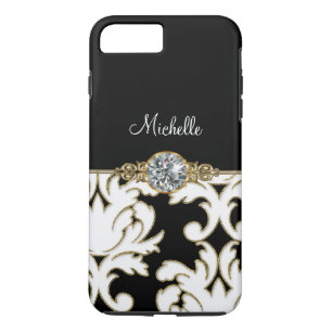 Jewel Monogram Style iPhone 7 Plus iPhone 8 Plus/7 Plus Case