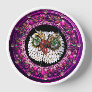 JEWEL OWL CLOCK