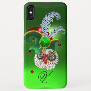 JEWEL OWL, ELF HAT ,SHAMROCK AND DIAMOND FEATHERS iPhone XS MAX CASE