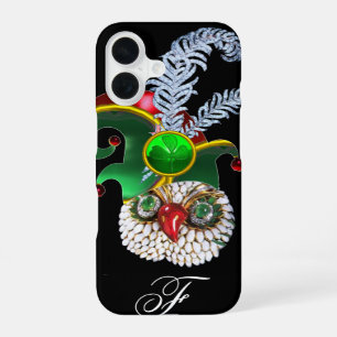 JEWEL OWL, ELF HAT ,SHAMROCK AND DIAMOND FEATHERS iPhone 16 CASE