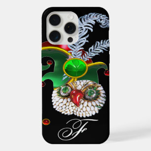 JEWEL OWL, ELF HAT ,SHAMROCK AND DIAMOND FEATHERS iPhone 15 PRO MAX CASE