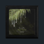 Jewel Palm Leaf Wedding Green ID830 Gift Box<br><div class="desc">Opt for a striking, glitz and glam look by using the pieces in this wedding suite as shown, with jewels cascading off the diamond-encrusted palm leaves or delete the jewel layers for a slightly more conservative look. This set features shimmering leaves and textured background in shades from light olive to...</div>