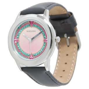Jewel Pink and Turquoise Watch