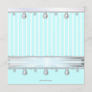 Jewel Sparkle Sweet 16 Birthday Party Invitation