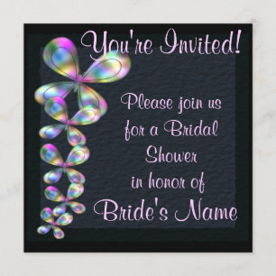 Jewel Tone Bridal Shower invite