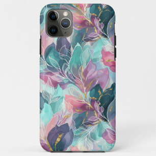 Jewel Tone Floral iPhone 11 Pro Max Case