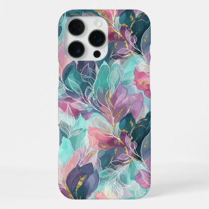 Jewel Tone Floral iPhone 16 Pro Max Case