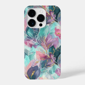 Jewel Tone Floral iPhone 14 Pro Case