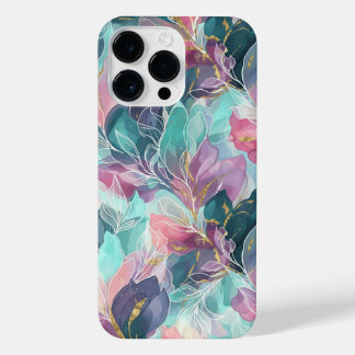 Jewel Tone Floral iPhone 14 Pro Max Case