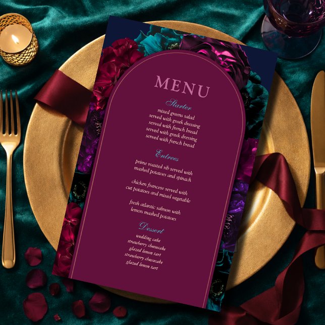 Jewel tone floral wedding (Creator Uploaded)