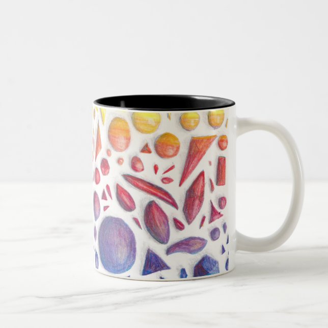 Jewel Tone Maximalist Aesthetic Coffee Mug (Right)