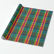 Jewel Tone Plaid Pattern