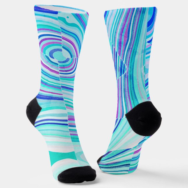 Jewel Tone Socks (Angled)