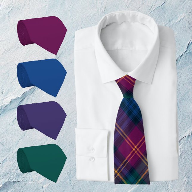 Jewel Tone Wine Tie (Creator Uploaded)