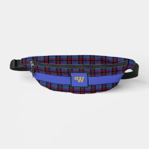 Jewel-Toned Plaid Bum Bags