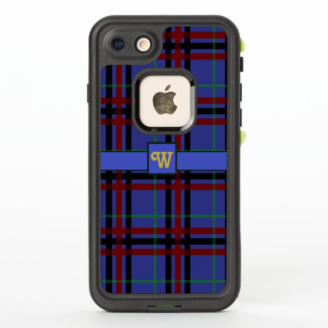 Jewel-Toned Plaid Lifeproof Case (Back)