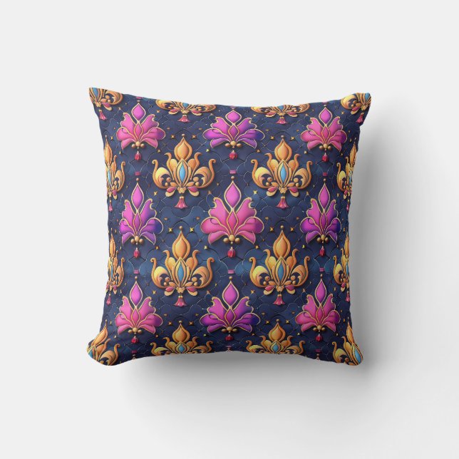 Jewel-Toned Royal Princesscore Cushion (Front)
