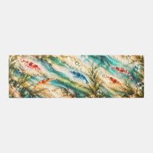 Jewel-Toned Shrimp Runner Rug